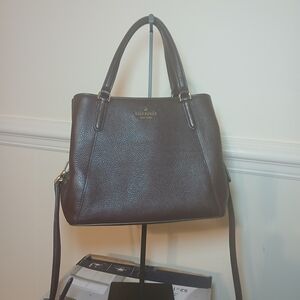 Kate Spade Jackson Medium Triple Compartment Satchel Deep Plum